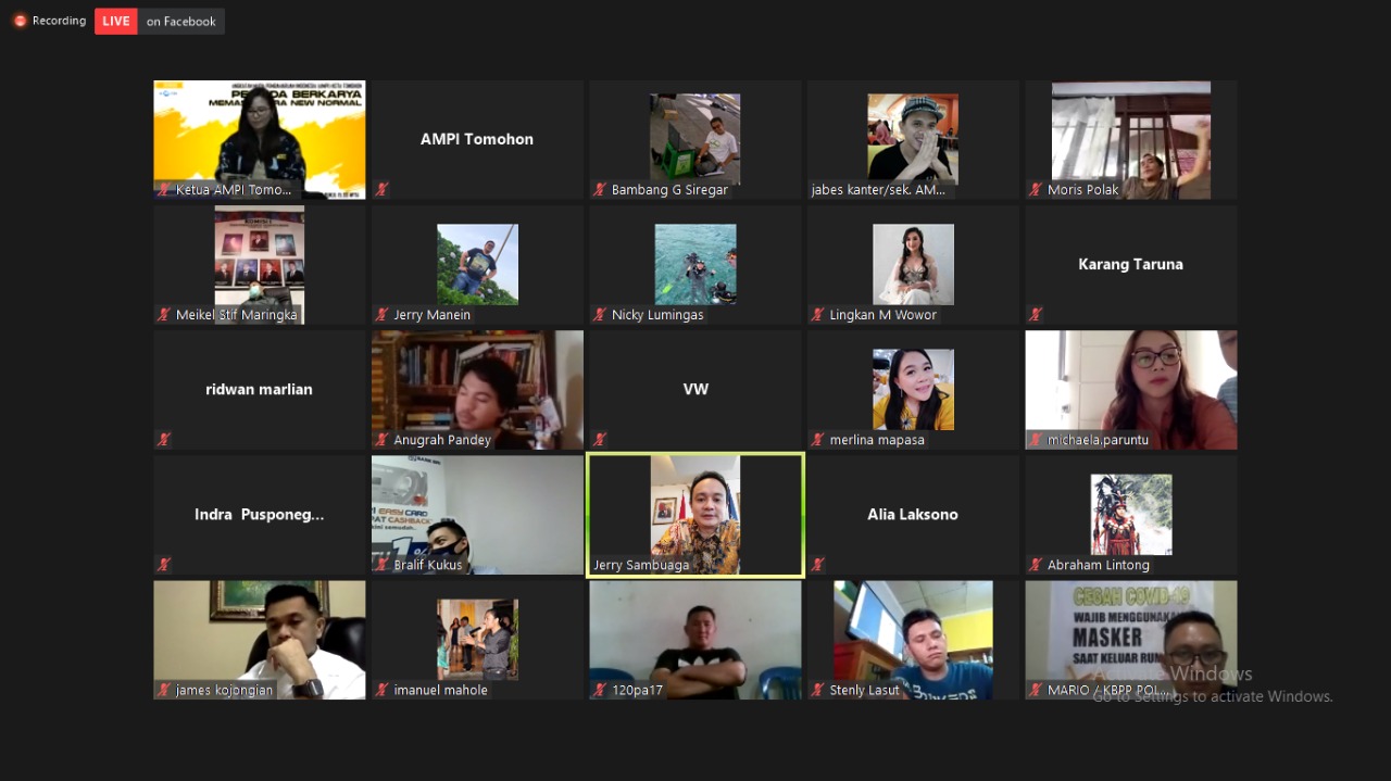 Webinar AMPI Tomohon Sukses, Ini Harapan Sambuaga, Laksono dan Kojongian